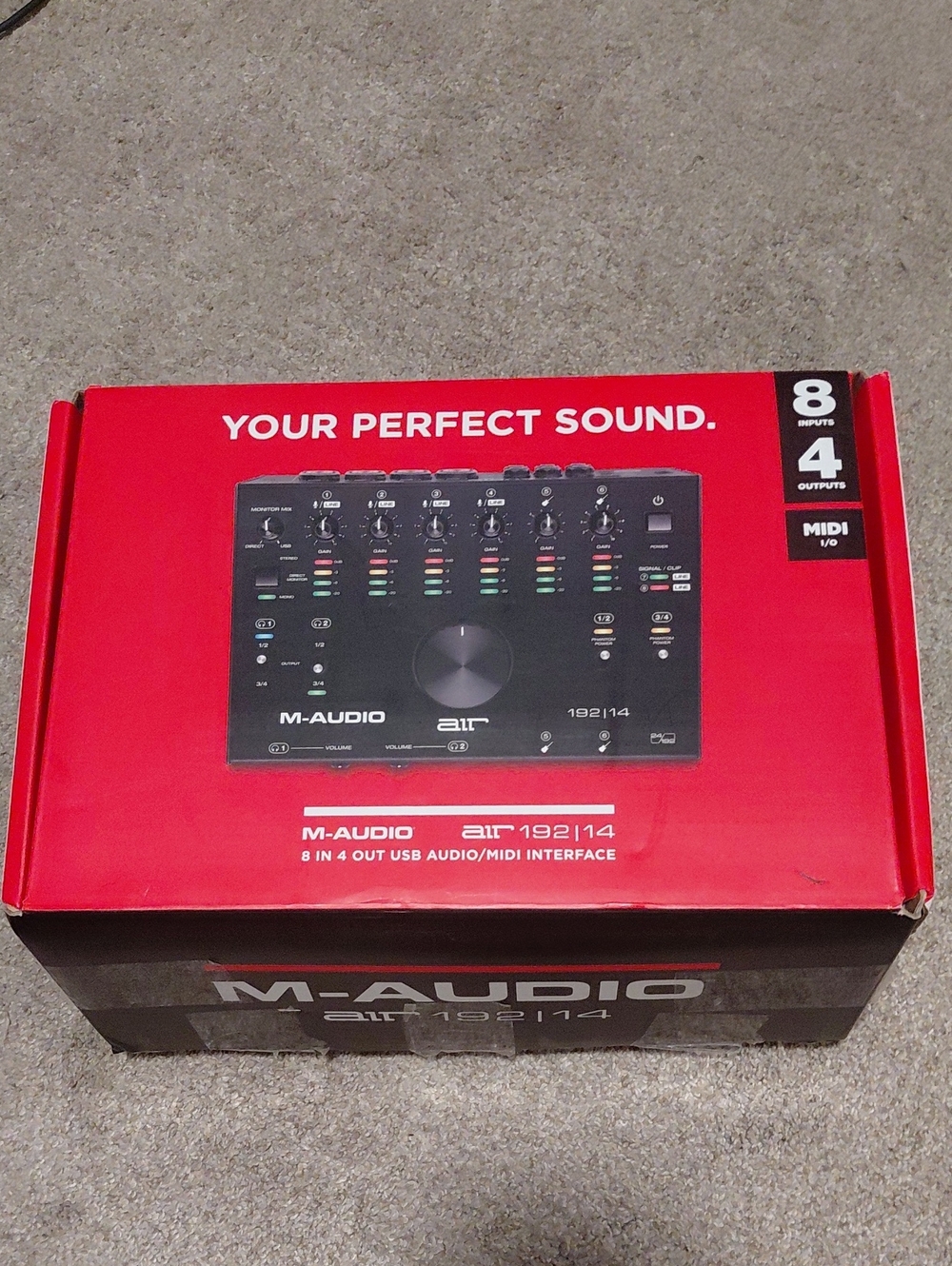 Air 192|14 USB Audio/MIDI Audio Interface - Black/Red Packaging
